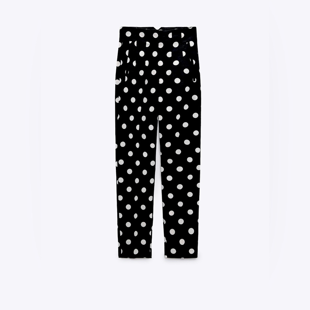 Zara High Rise line blend ankle pant